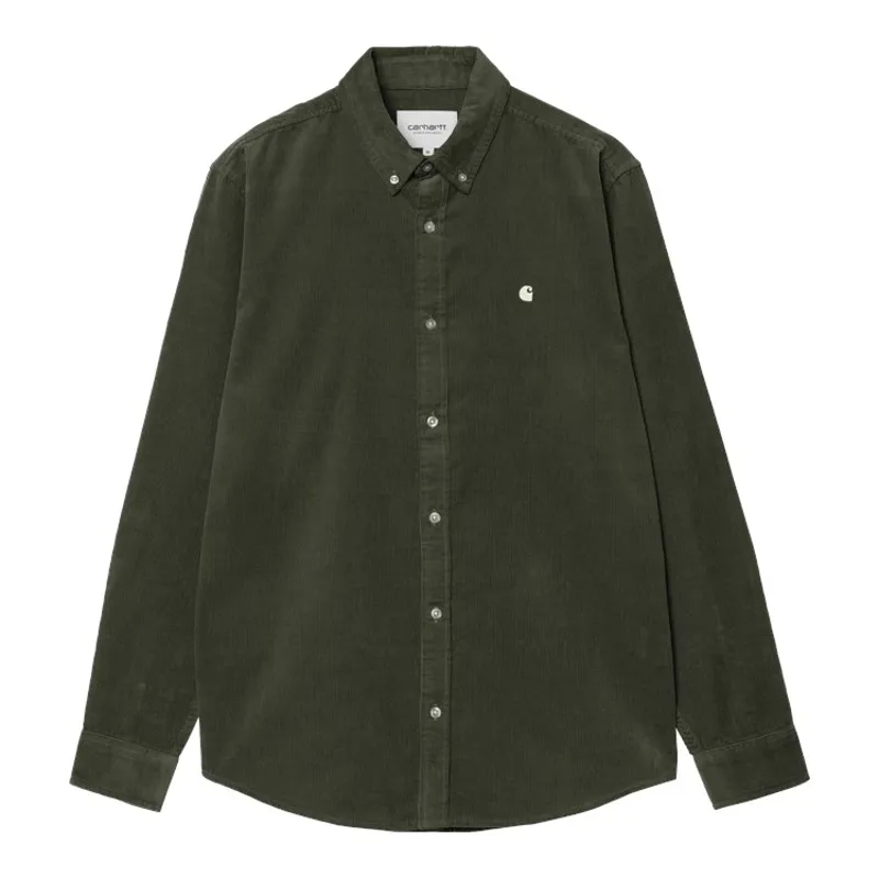Carhartt WIP Madison Fine Cord Shirt - Opuntia/Wax