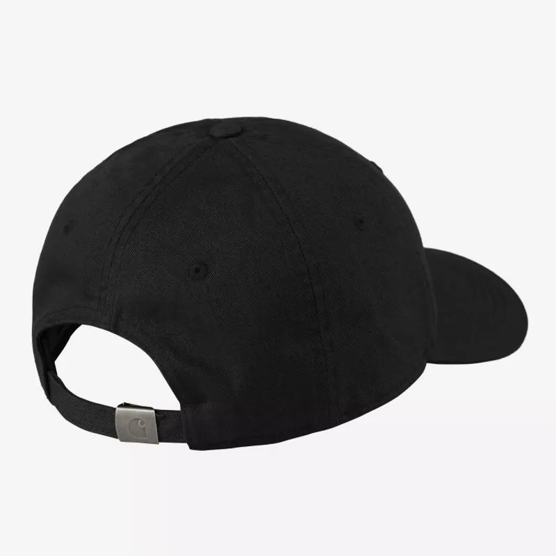 Carhartt WIP Madison Logo Cap - Black/Wax-1