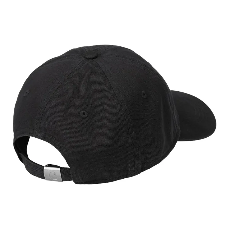 Carhartt WIP Madison Logo Cap - Black/White-1
