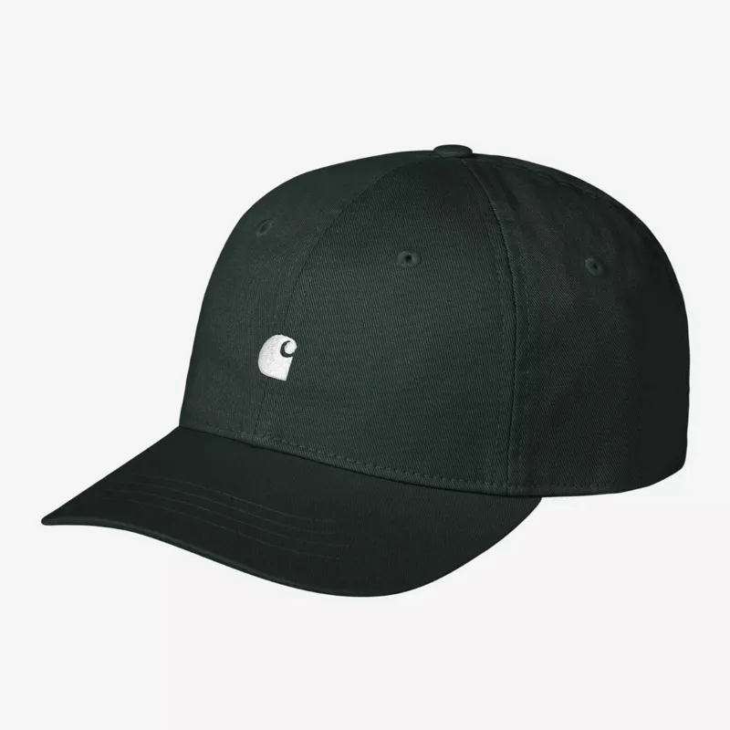 Carhartt WIP Madison Logo Cap - Dark Scarab/White