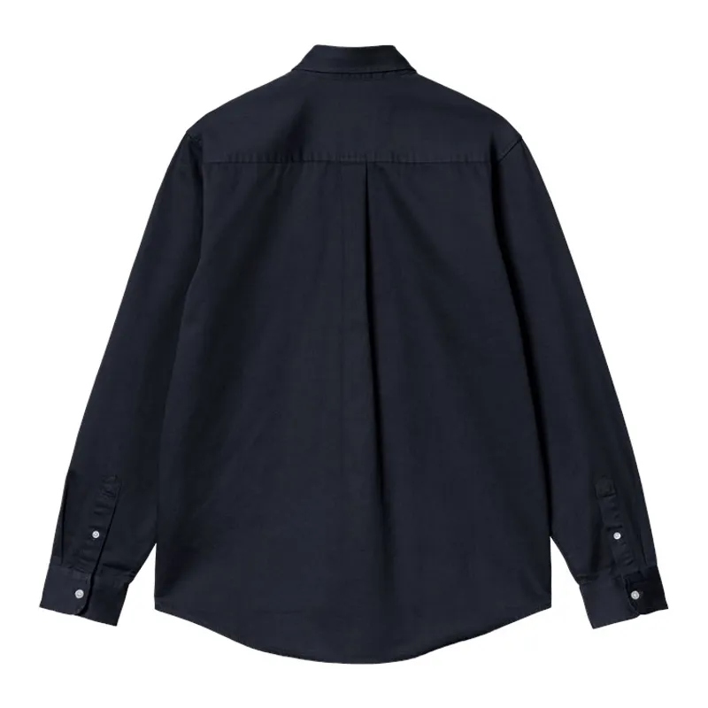 Carhartt WIP Madison Shirt - Dark Navy/Wax-1