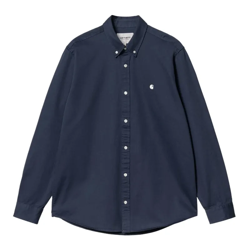 Carhartt WIP Madison Shirt - Air Force Blue/Wax