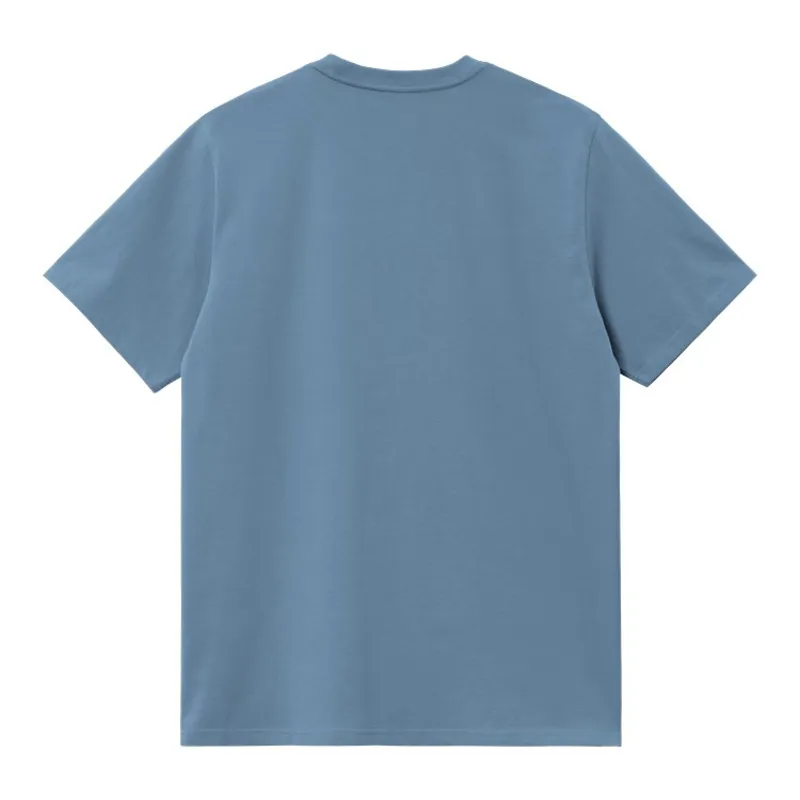 Carhartt WIP Madison T-Shirt - Icy Water/White-1