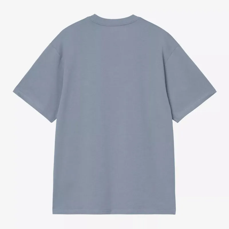 Carhartt WIP Madison T-Shirt - Velvet Blue/White-1