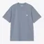 Carhartt WIP Madison T-Shirt - Velvet Blue/White