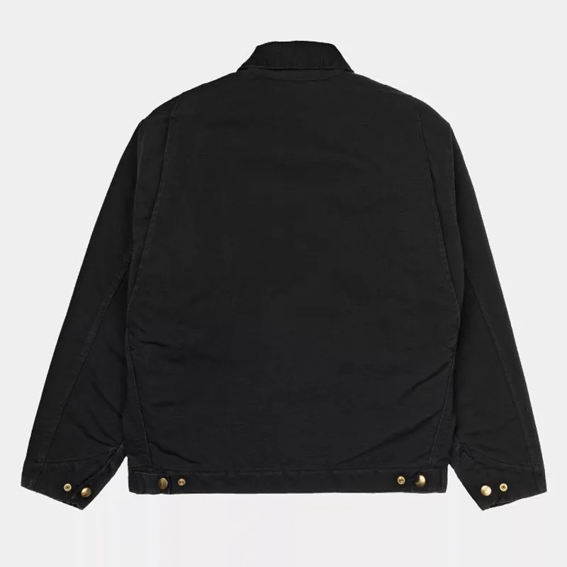 Carhartt WIP OG Detroit Jacket - Black Aged Canvas-1