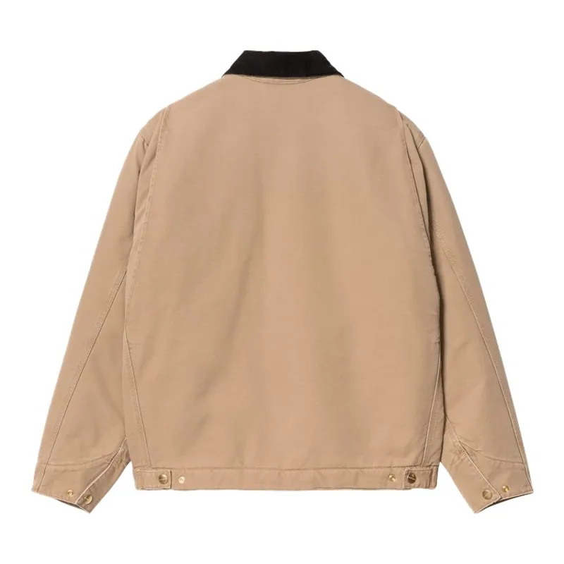 Carhartt WIP OG Detroit Jacket - Peanut/Black Aged Canvas-1
