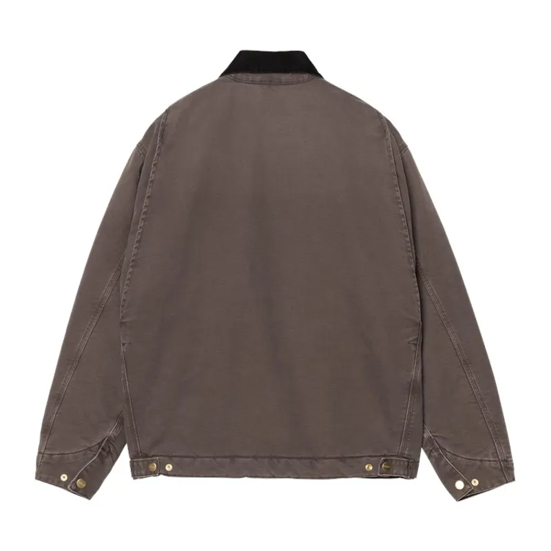 Carhartt WIP OG Detroit Jacket - Tobacco/Black Stone Canvas-1