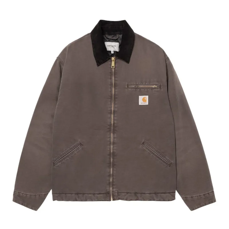 Carhartt WIP OG Detroit Jacket - Tobacco/Black Stone Canvas