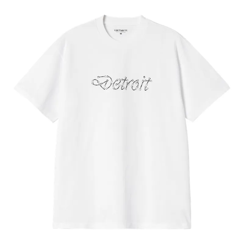 Carhartt WIP Peace And Work T-Shirt - White/Black