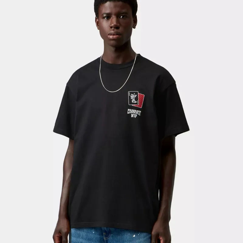 Carhartt WIP Playing Cards T-Shirt - Black-2