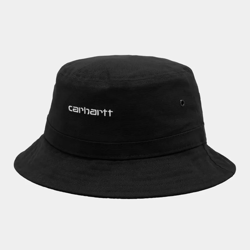 Carhartt WIP Script Bucket Hat - Black/White