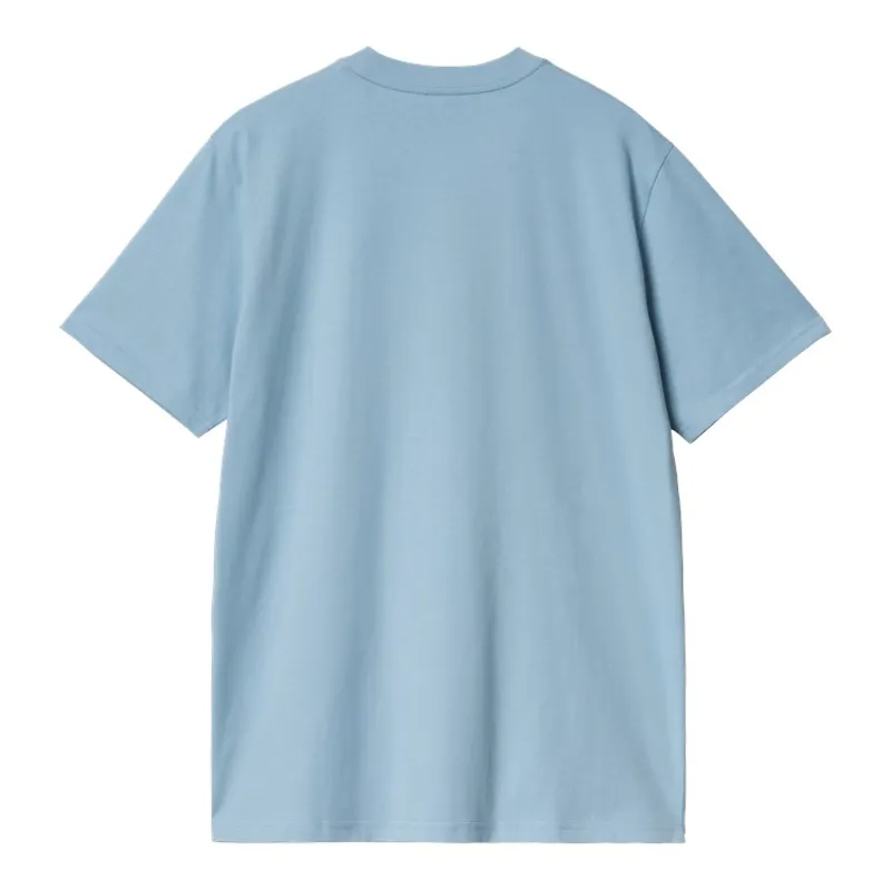 Carhartt WIP Script T-Shirt - Bluebird/Fleur De Sel-1