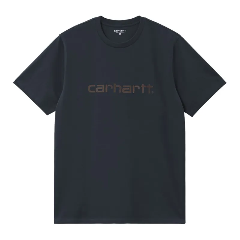 Carhartt WIP Script T-Shirt - Deep Night/Palisander