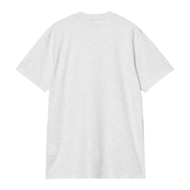 Carhartt WIP Script T-Shirt - Ash Heather/Rondo-1