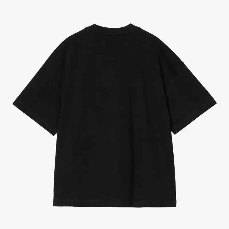 Carhartt WIP Signature Script T-Shirt - Black/White-1