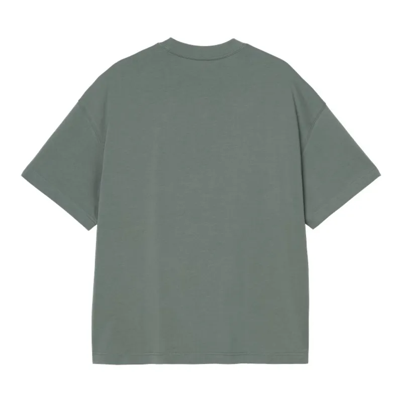 Carhartt WIP Signature Script T-Shirt - Silver Pine/Jupiter-1