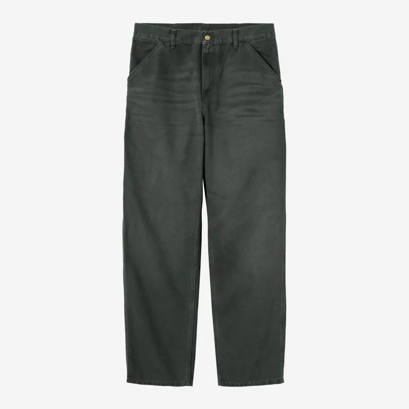 Carhartt WIP Single Knee Pant - Raven Stone Canvas-1