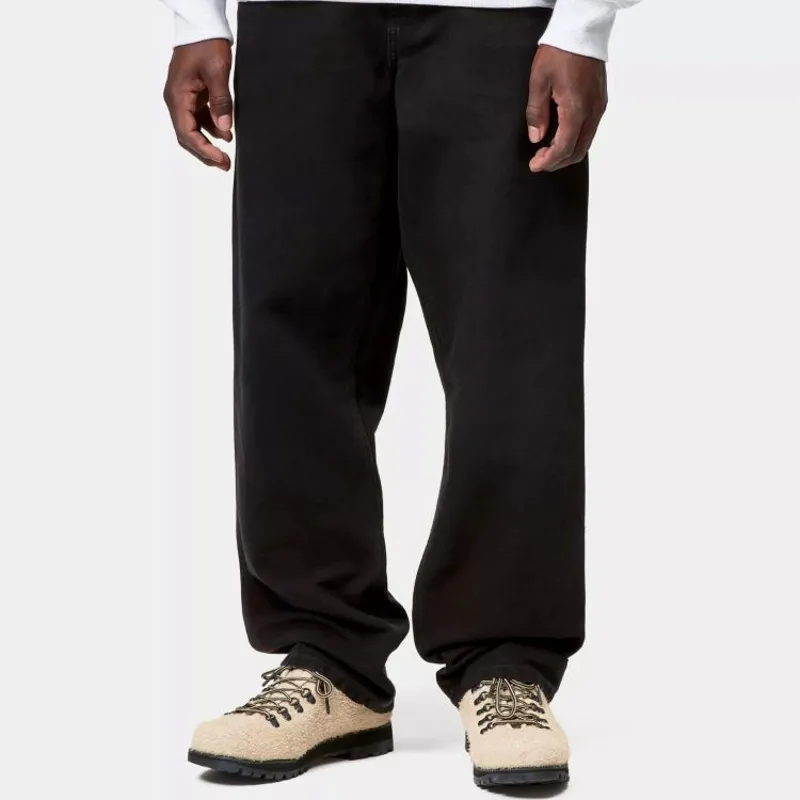 Carhartt WIP Single Knee Pant - Black Stone Canvas-2
