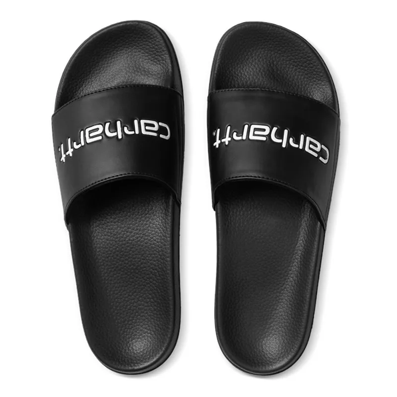 Carhartt WIP Slides - Black/White-2