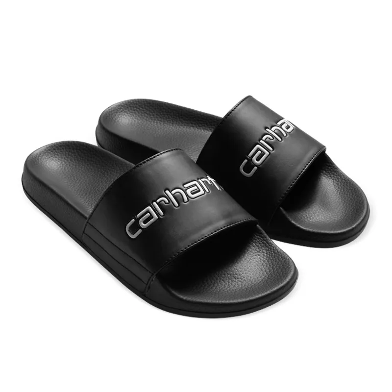 Carhartt WIP Slides - Black/White-1