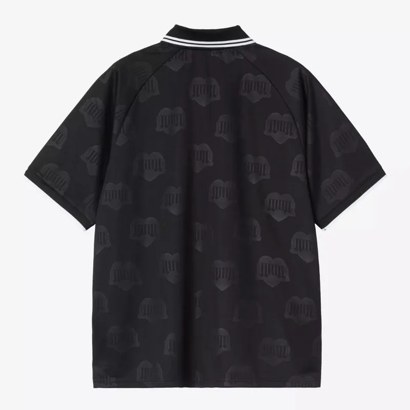 Carhartt WIP Terrace Football Heart Train Jacquard T-Shirt - Black-1