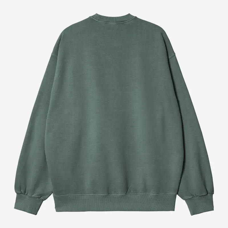 Carhartt WIP Vista Sweat - Dark Scarab Garment Dyed-1