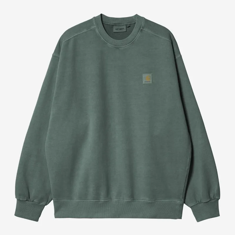 Carhartt WIP Vista Sweat - Dark Scarab Garment Dyed