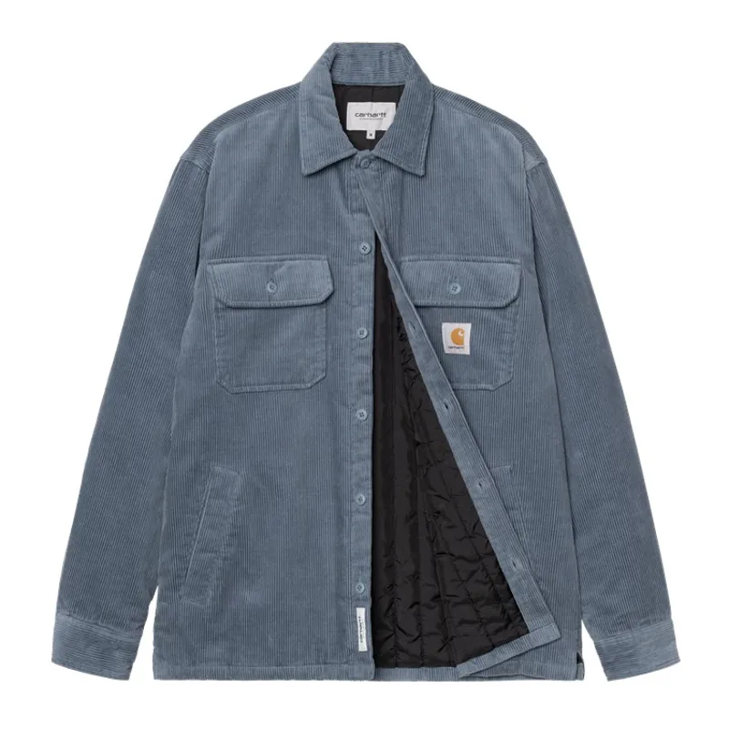 Carhartt WIP Whitsome Shirt Jac - Angelite-2