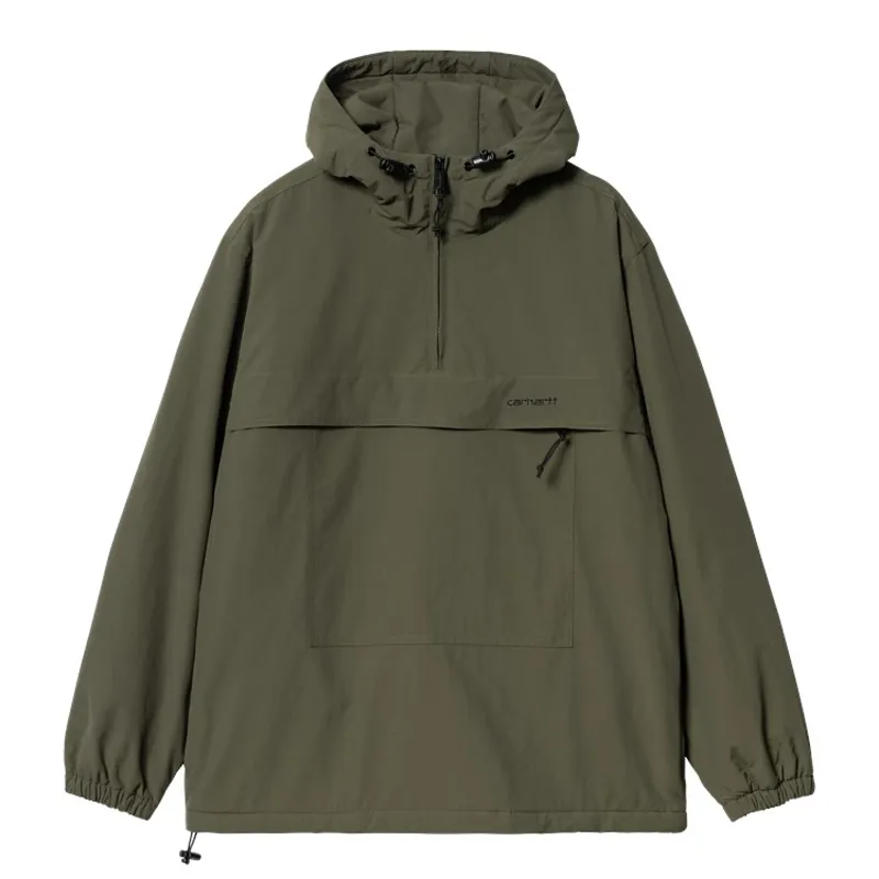 Carhartt WIP Windbreaker Pullover - Cypress/Black