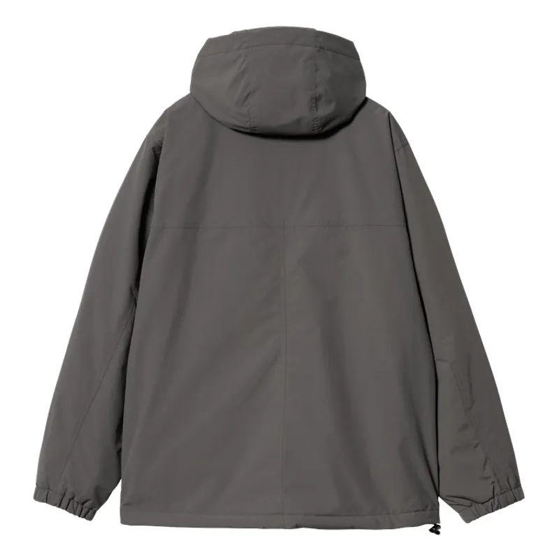 Carhartt WIP Windbreaker Pullover - Graphite/White