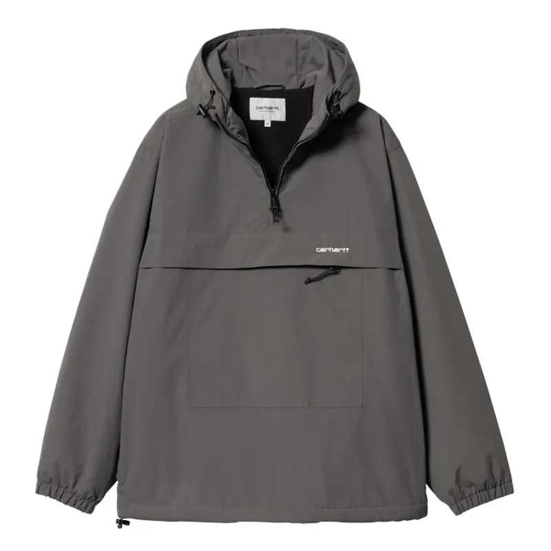 Carhartt WIP Windbreaker Pullover - Graphite/White