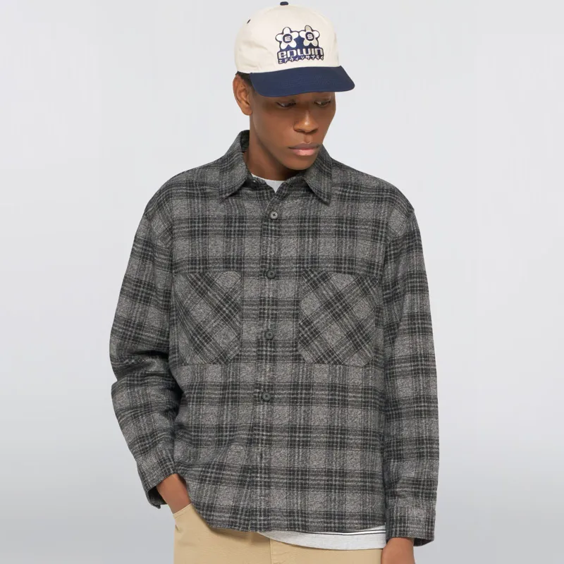 Edwin Ace Shirt - Black/Grey-4