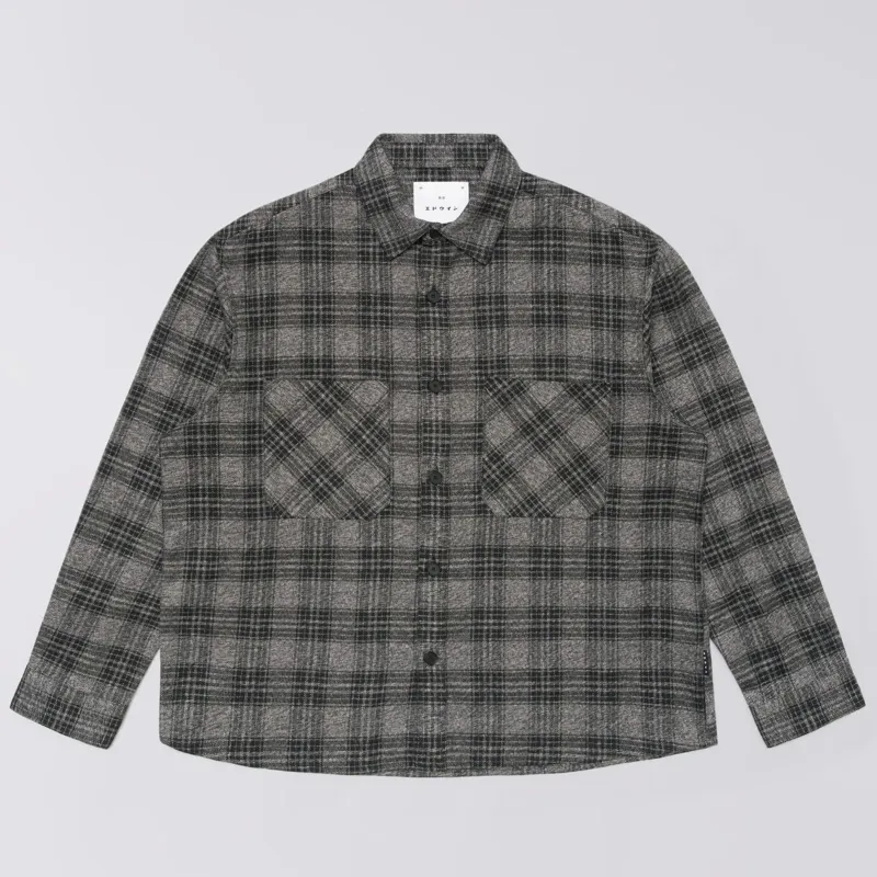 Edwin Ace Shirt - Black/Grey