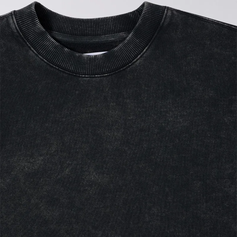 Edwin Axiom Crew Sweat - Grey Marble Fade Out-2