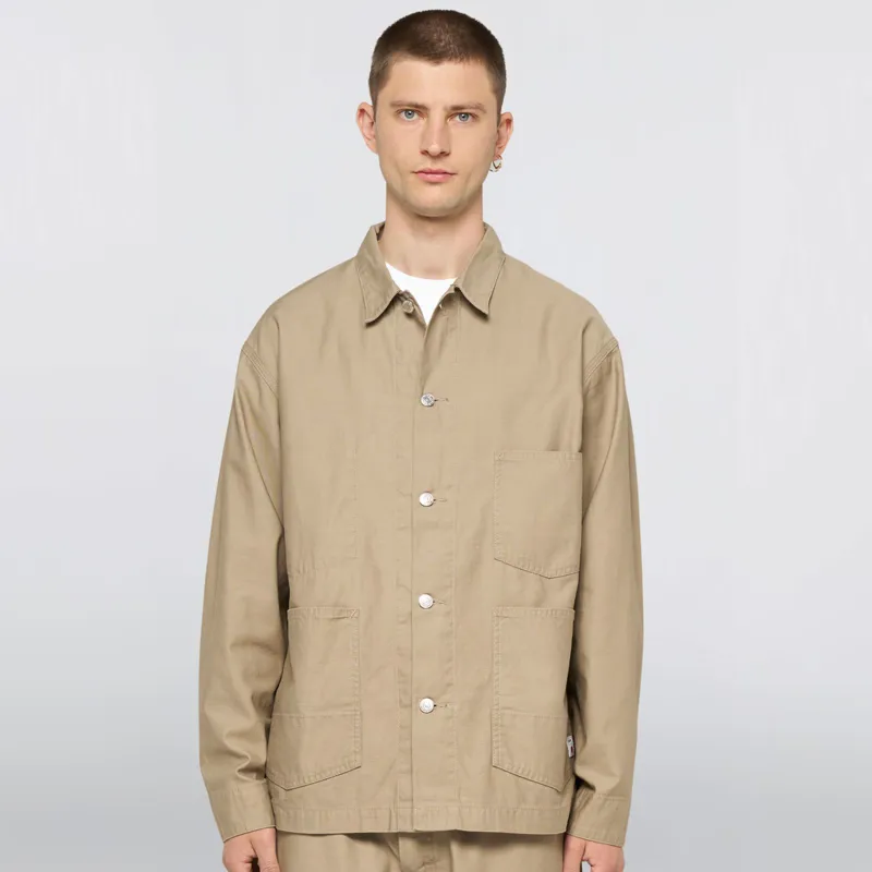 Edwin Coverall - Beige-3