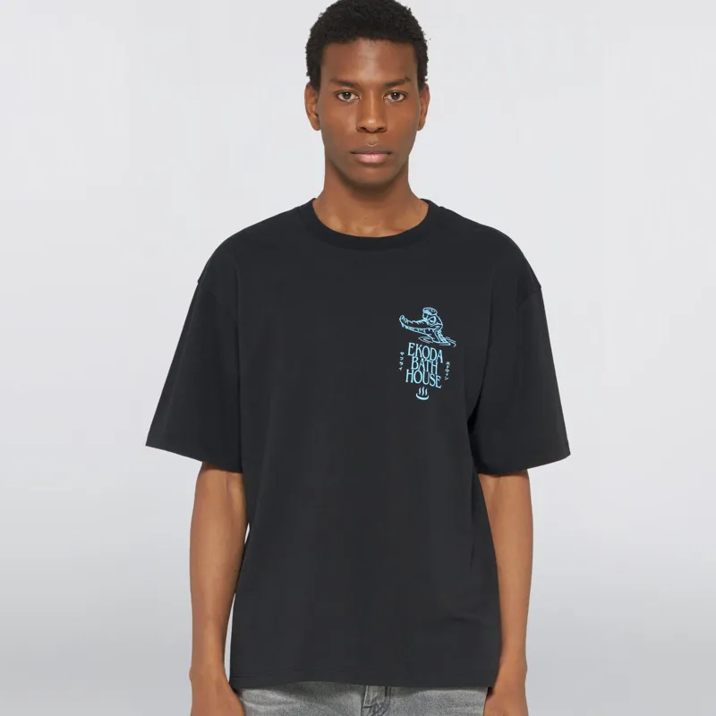 Edwin Ekoda Bath House T-Shirt - Black-2