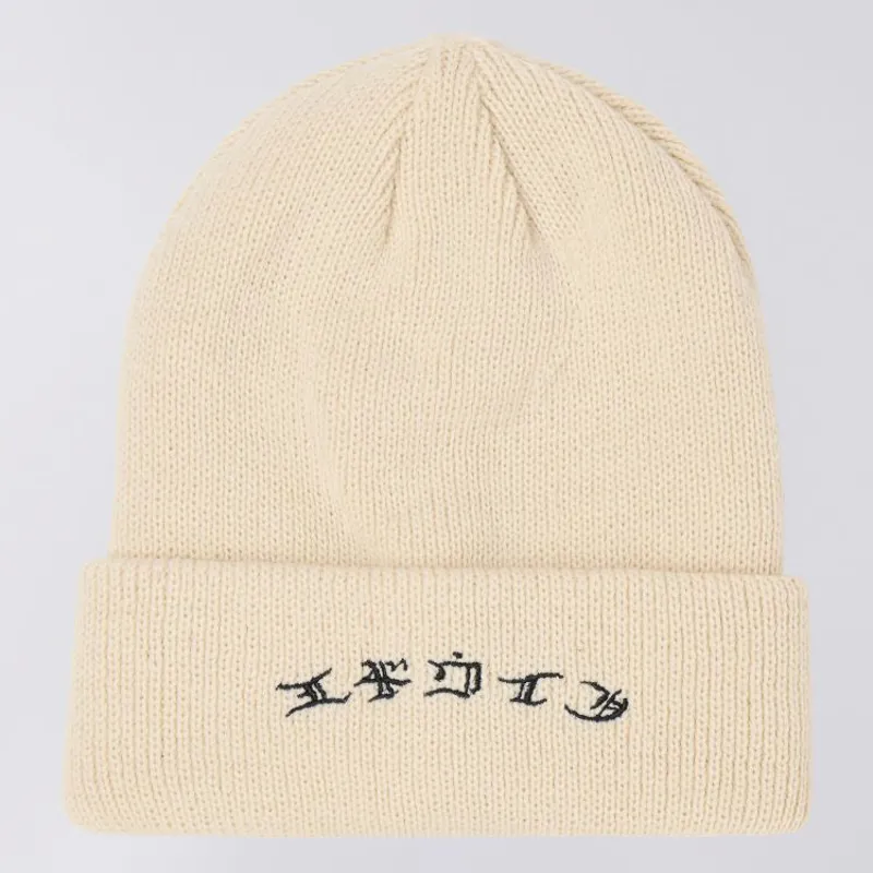 ★ LMC★ GOTHIC NAME KNIT BEANIE cream 0LM44FBN152CRM GOTHIC NAME KNIT BEANIE cream - LMC | 엘엠씨