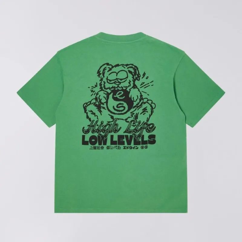 Edwin High Bear T-Shirt - Mint Green-1