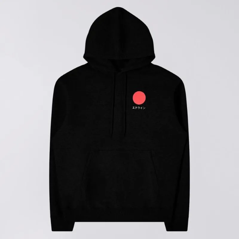 Edwin Japanese Sun Hoodie Sweat - Black