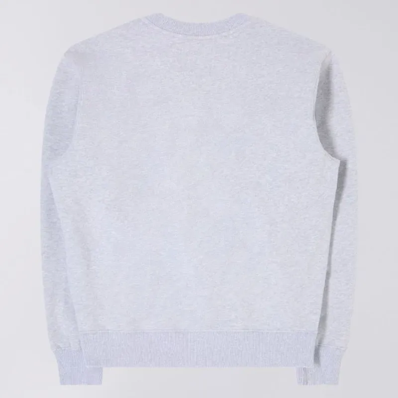 Edwin Japanese Sun Sweat - Grey Marl-1