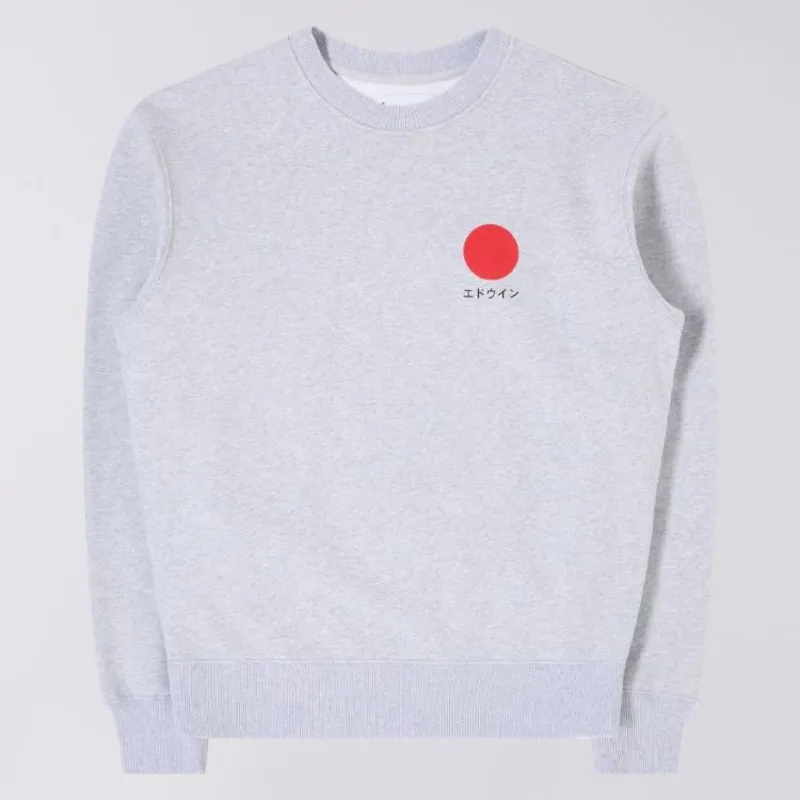 Edwin Japanese Sun Sweat - Grey Marl