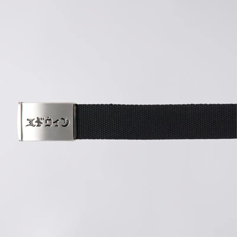 Edwin Katakana Clip Belt - Black-1