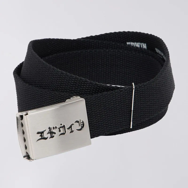 Edwin Katakana Clip Belt - Black