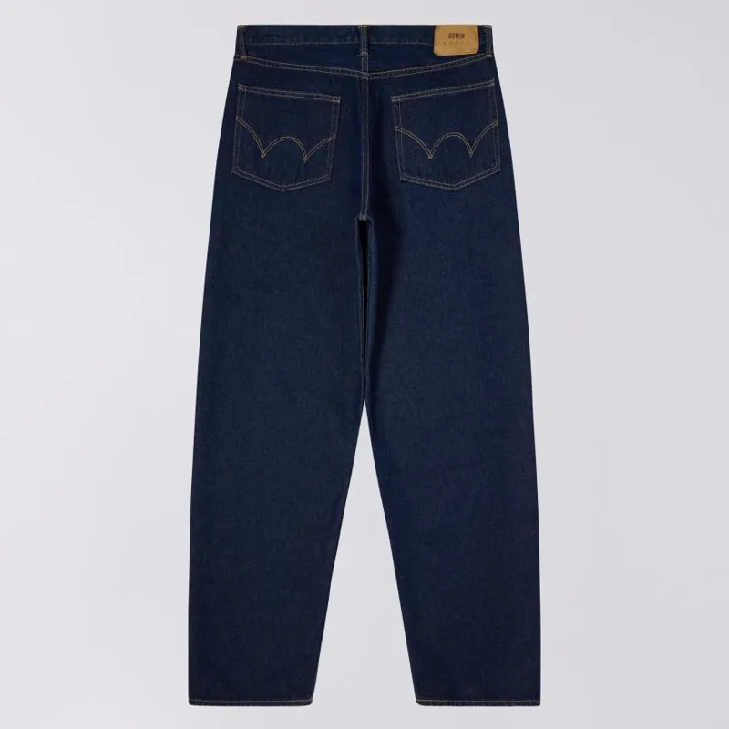 Edwin Loose Jeans Kaihara Pure Indigo Openend Denim  - Blue Rinsed