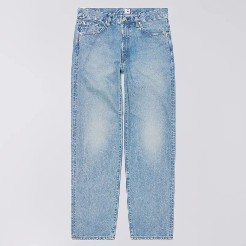 Edwin Loose Jeans Kaihara Pure Indigo Openend Denim - Blue Mid Light Used-1