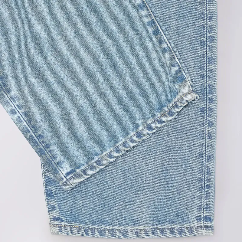 Edwin Loose Jeans Kaihara Pure Indigo Openend Denim - Blue Mid Light Used-3