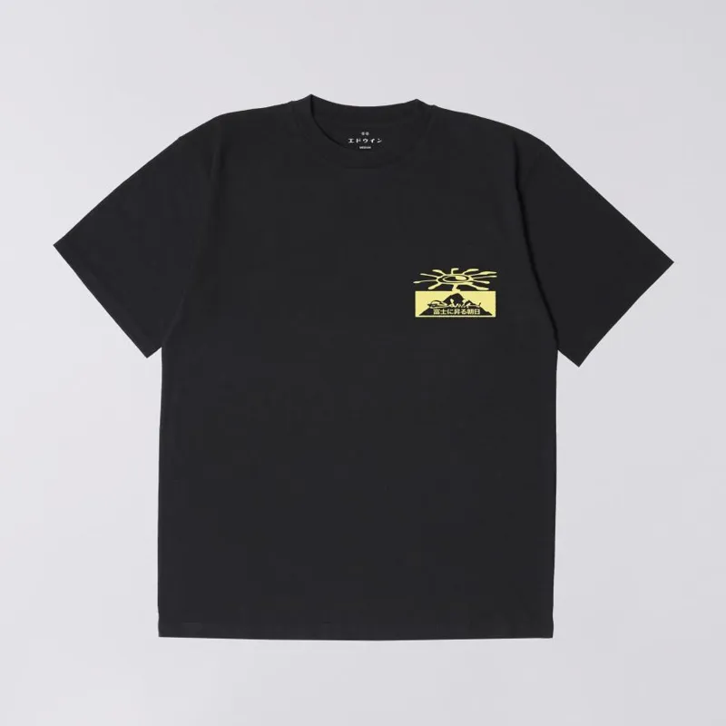 Edwin Mount Fuji Dusk T-Shirt - Black