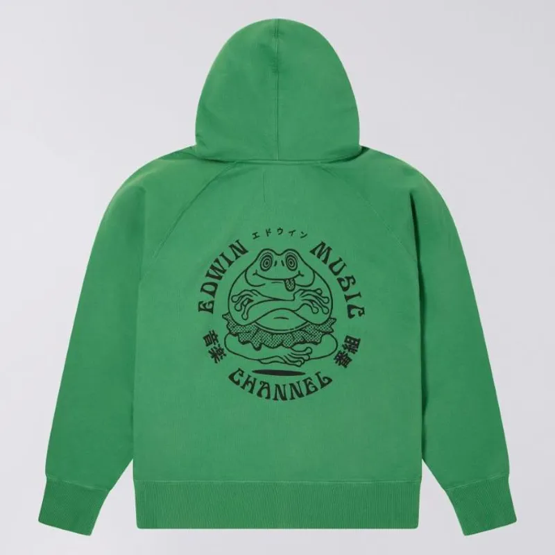 Edwin Music Channel Hoodie Sweat - Mint Green-1