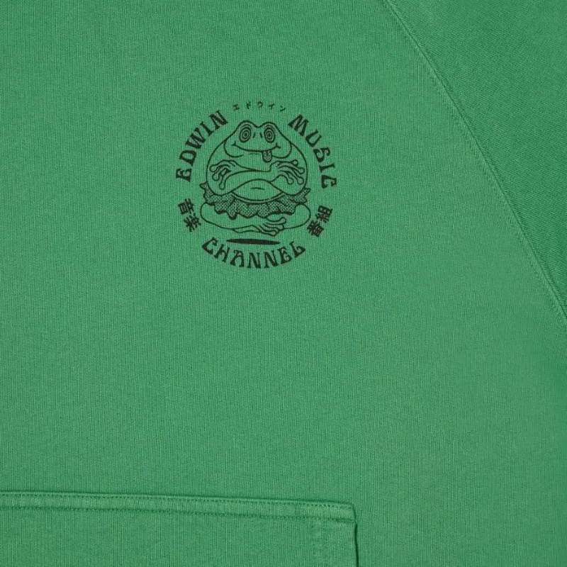 Edwin Music Channel Hoodie Sweat - Mint Green-2